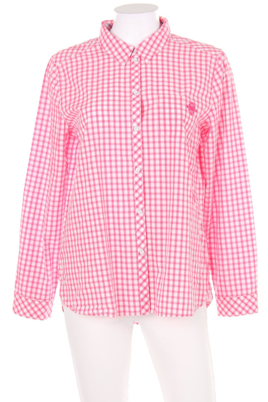 ESPRIT - Hemd-Bluse mit Karo-Muster - D 40