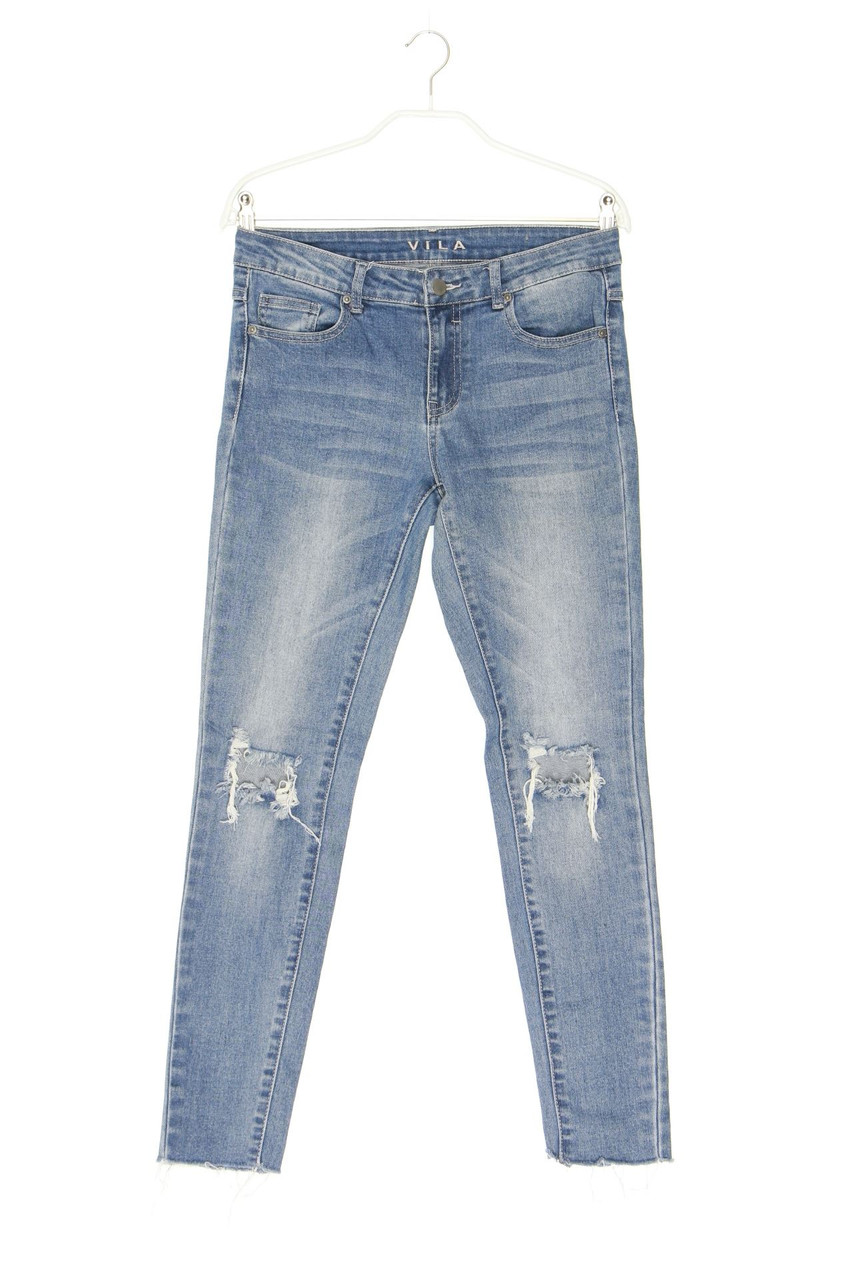 VILA - Destroyed Skinny-Jeans - W28