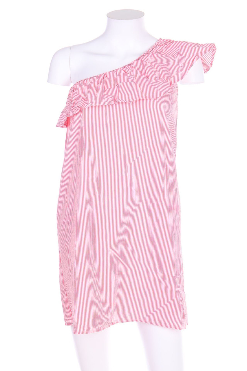 FB SISTER - One-Shoulder Kleid mit Volants - S