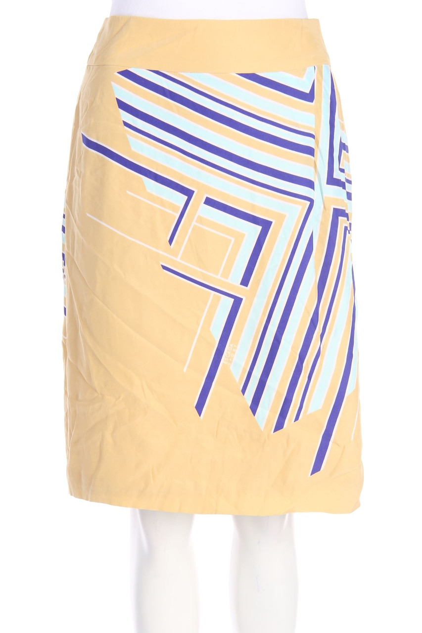 ESCADA SPORT - Rock aus Seide mit geometrischem Muster - D 40