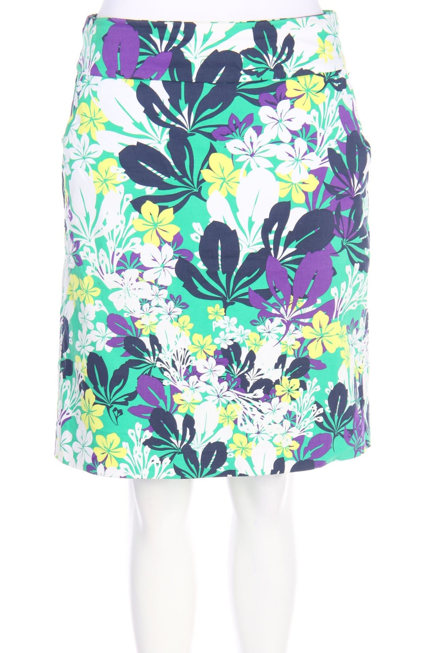 COOL CODE - Rock aus Baumwolle mit floralem Muster - D 38