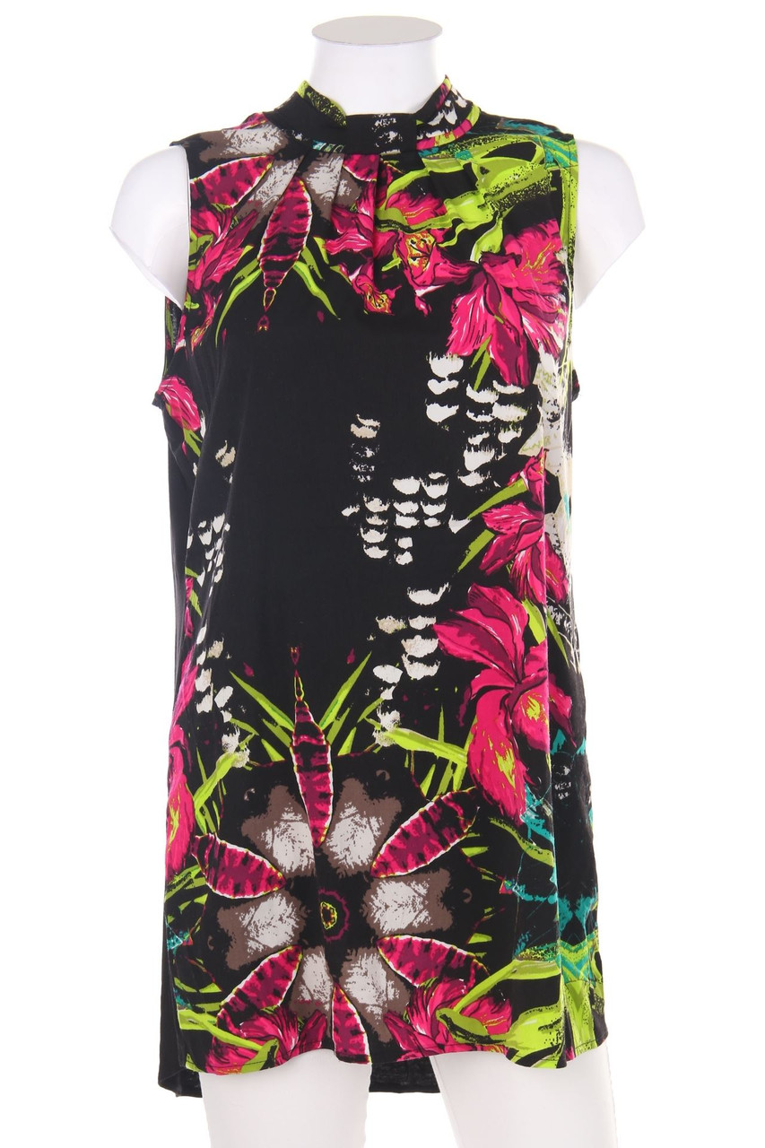 comma - Blusentop mit floralem Muster - D 38