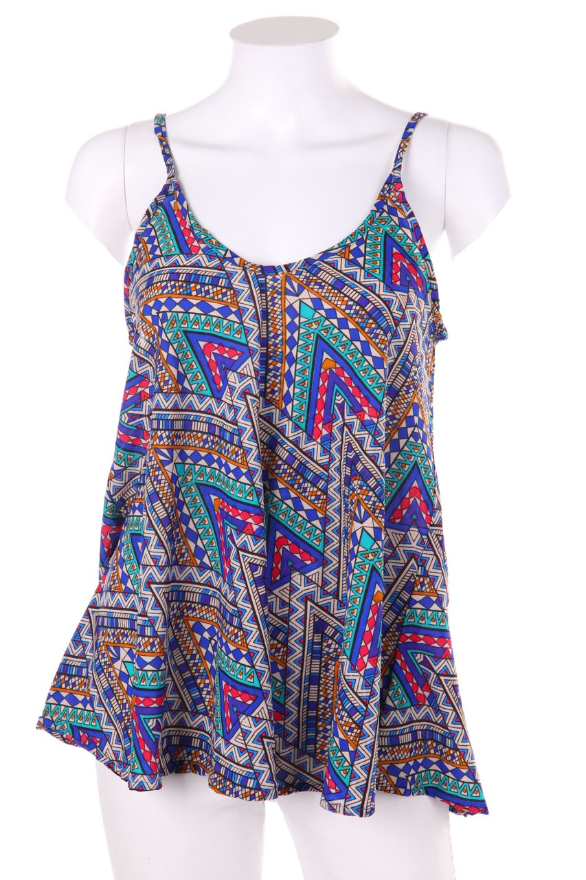 SECONDHAND - Top mit Ethno-Print - D 36-38