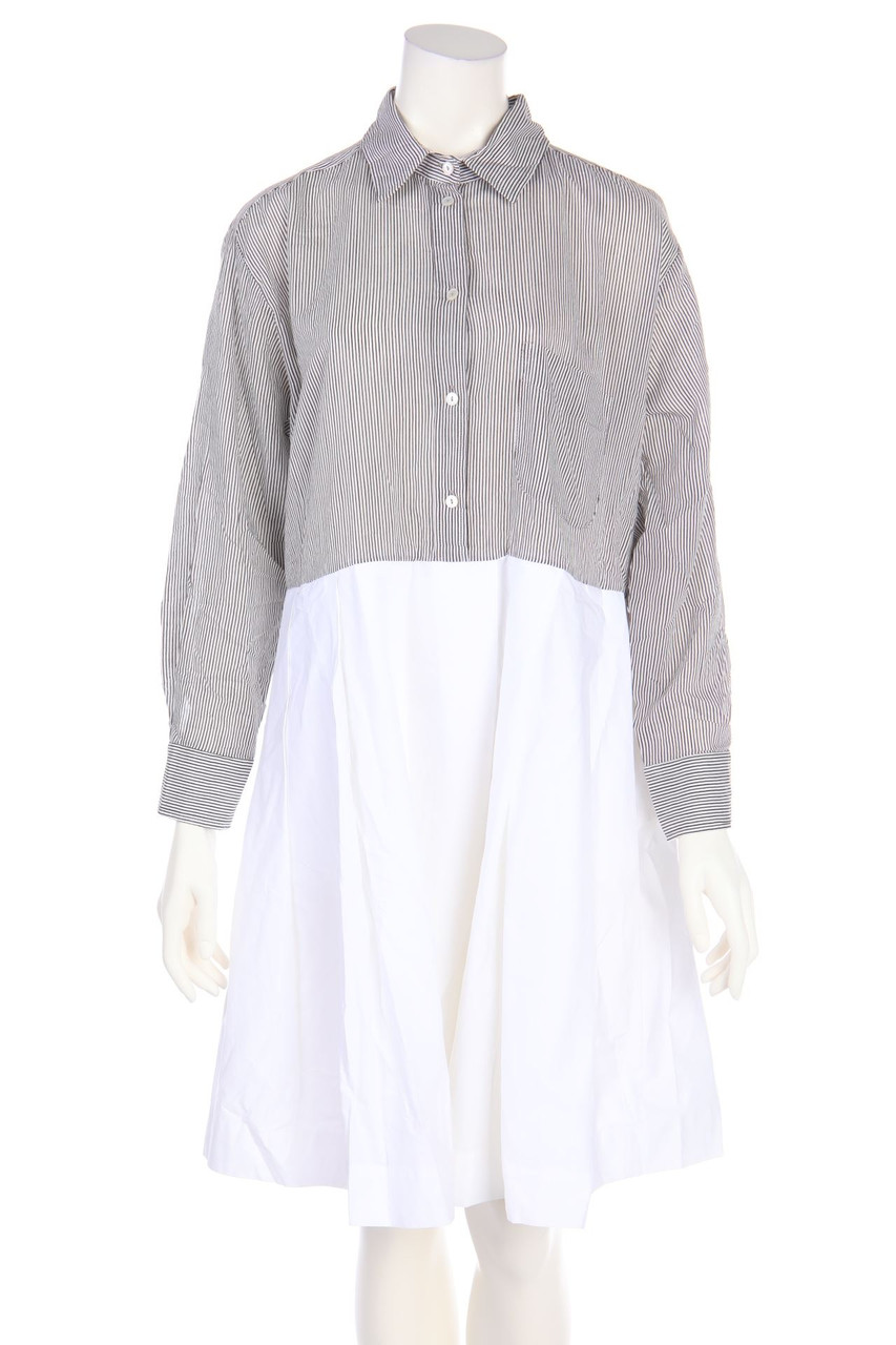 ERIKA CAVALLINI - Blusenkleid mit Streifen - D 44