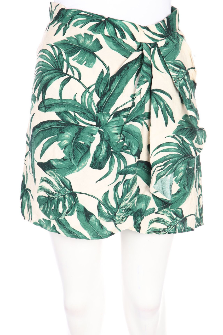 H&M - Minirock im Layer Look mit Tropical Print - D 36