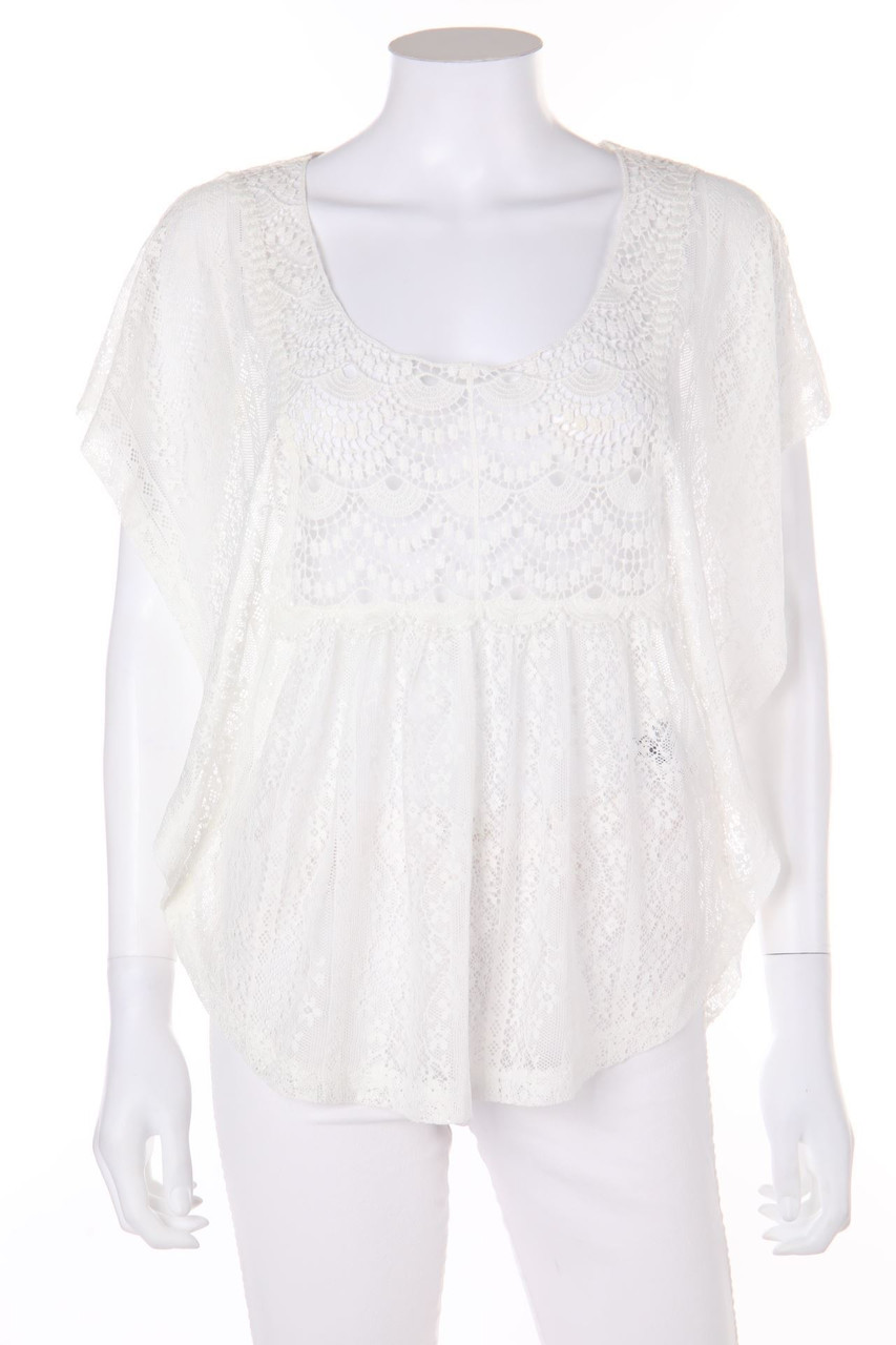 Pimkie - Tunika-Bluse aus Spitze - S