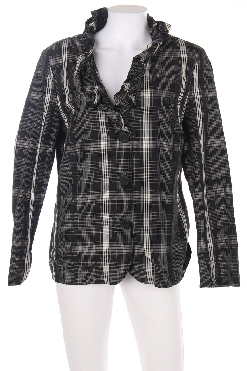 Peter Hahn - Jacke mit Karo-Muster - D 42