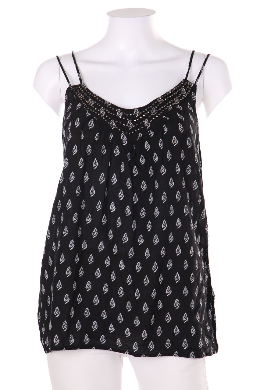 Ohne Label - Top aus Viskose mit Muster - D 36