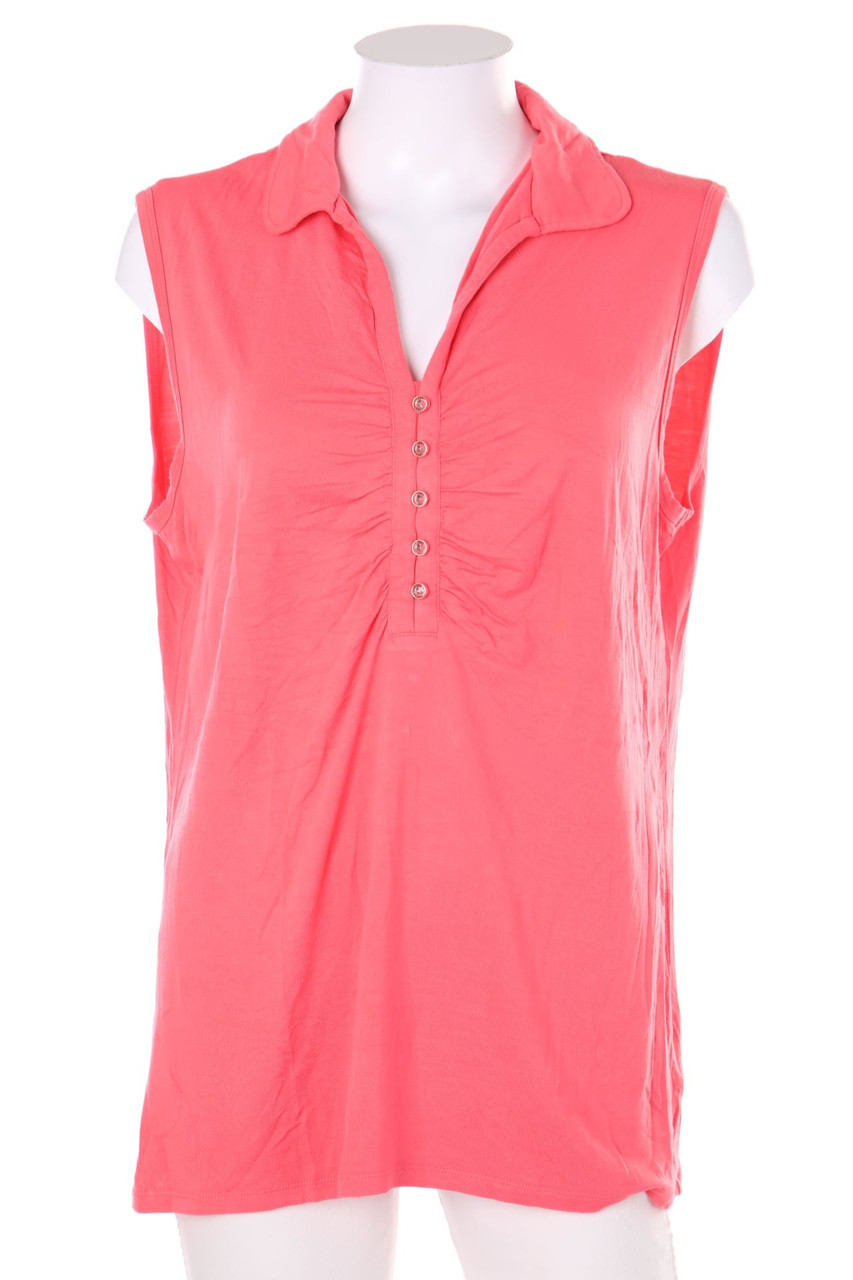 CASA BLANCA - Blusentop aus Jersey mit Raffungen - XL