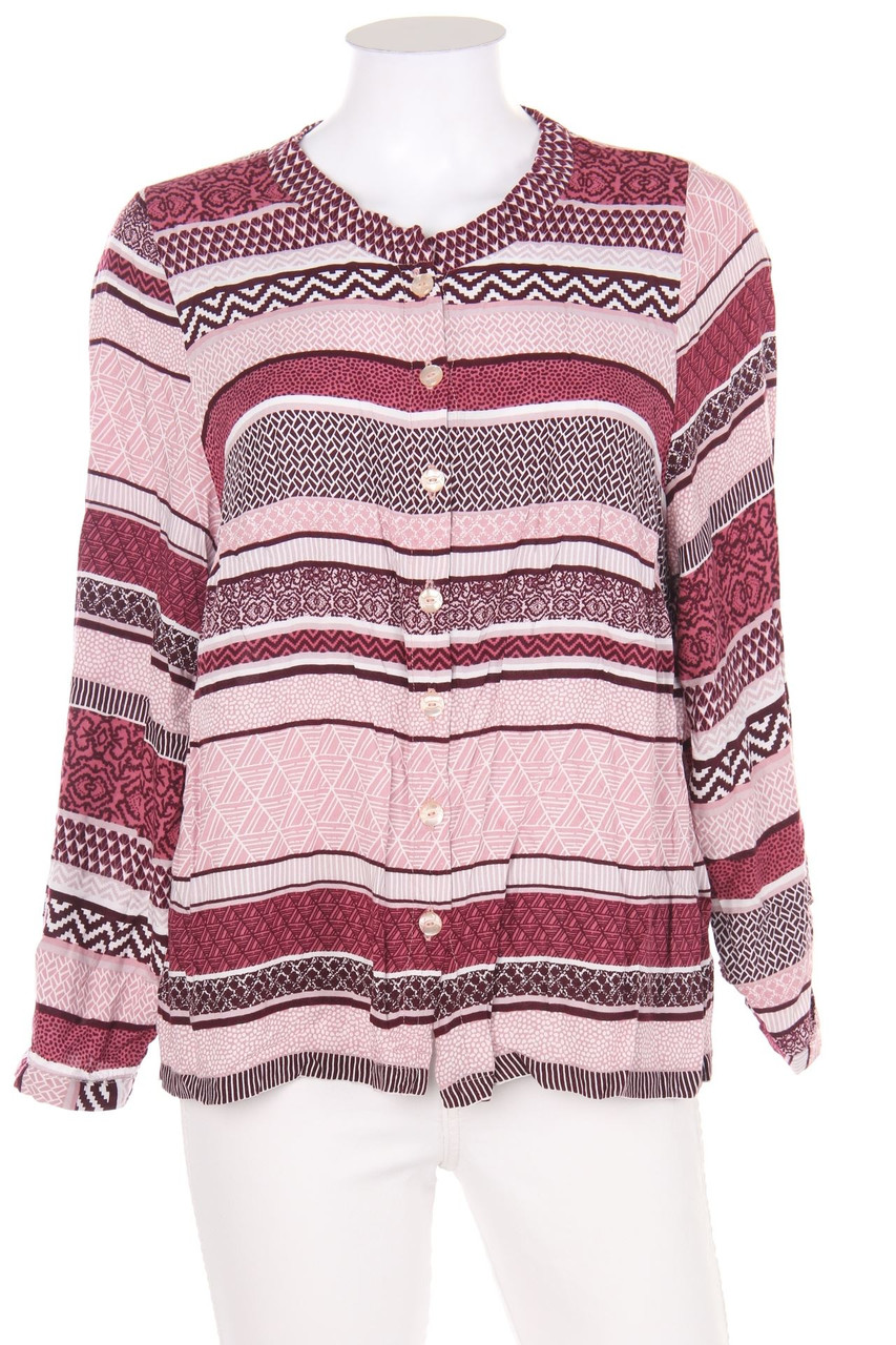 Ohne Label - Bluse mit Muster - D 38-40