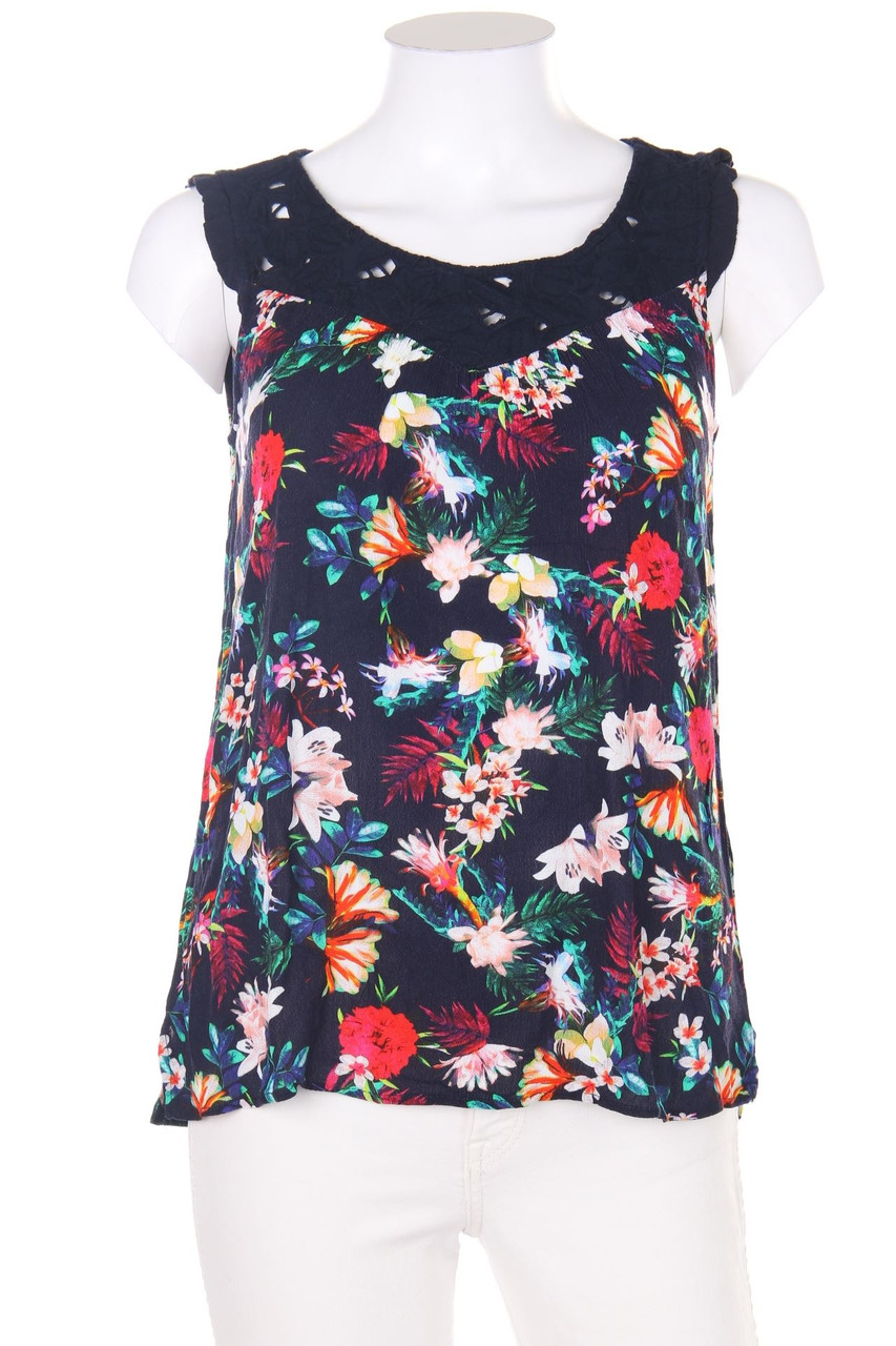 Street One - Blusentop mit floralem Muster - D 36