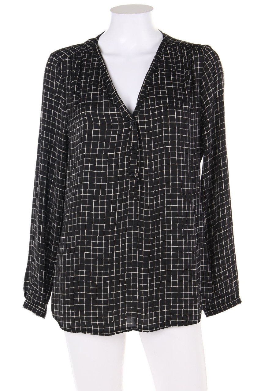Ohne Label - Bluse mit Karo-Muster - L