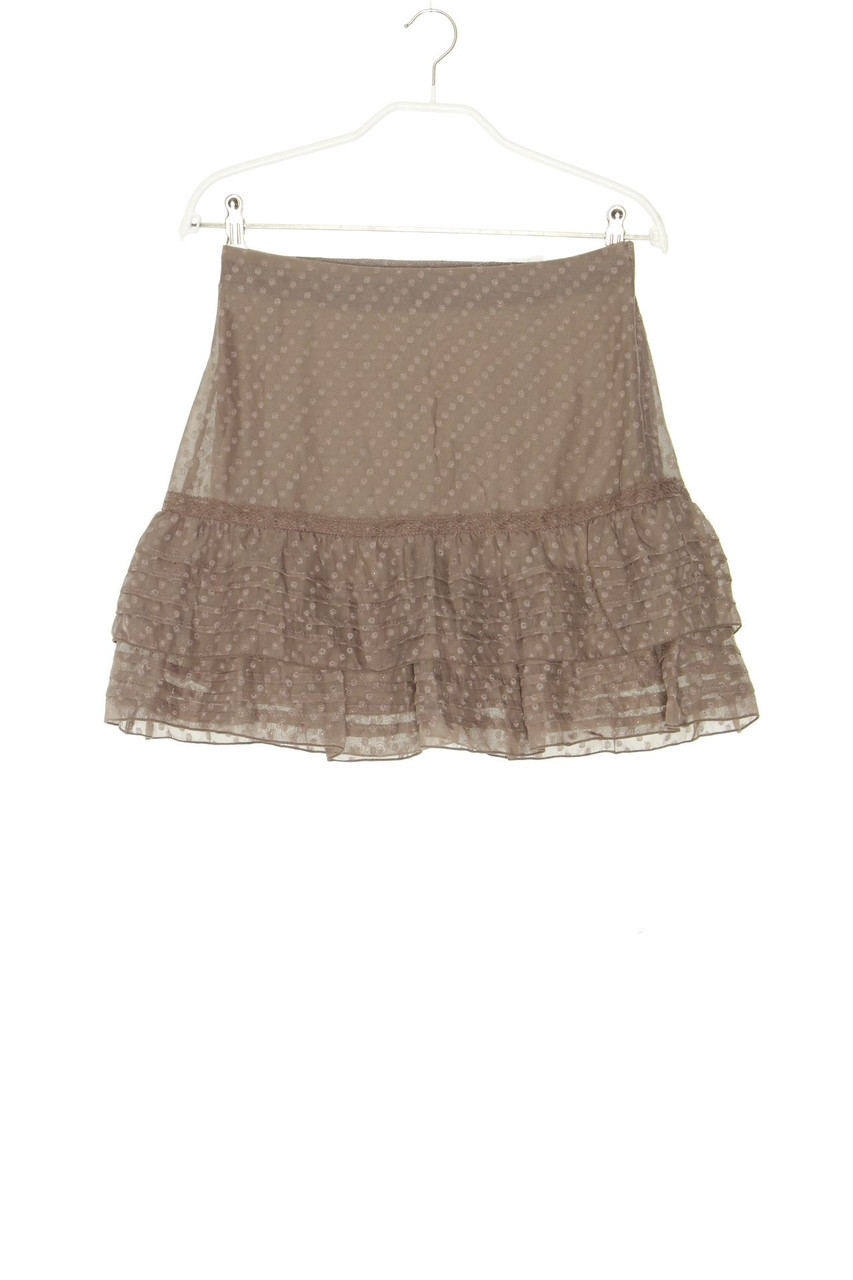 3 SUISSES - Minirock mit Rüschen - D 32