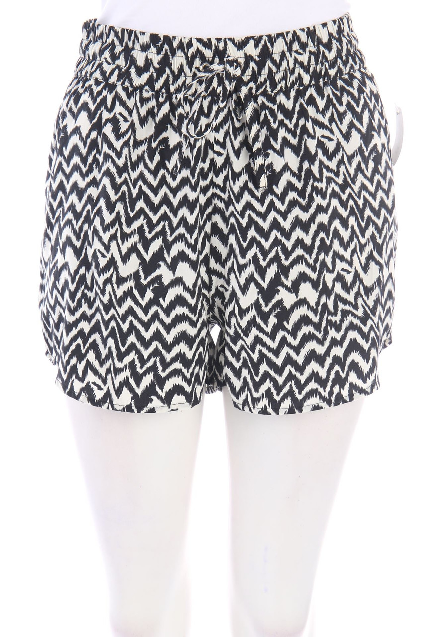 ONLY - Print-Shorts mit Gummizug - D 36