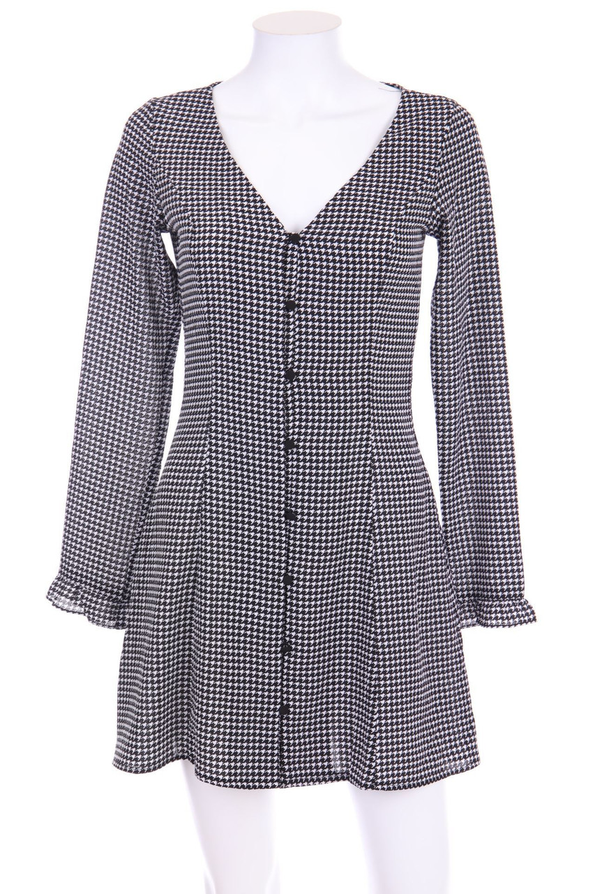 H&M DIVIDED - Kleid im Preppy Style mit Volants - D 36