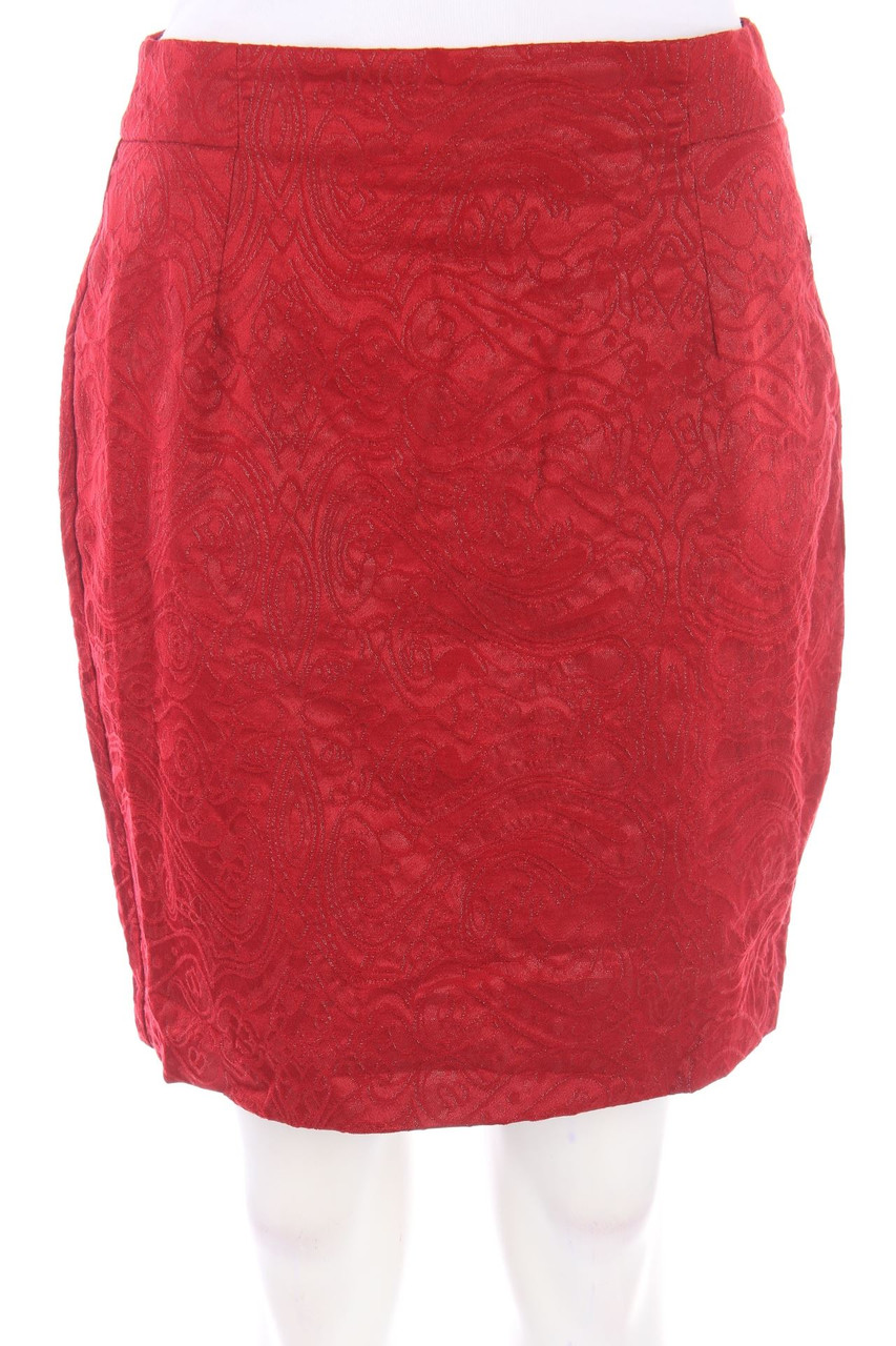 orsay - Minirock aus Jacquard mit floralem Muster - D 36-38