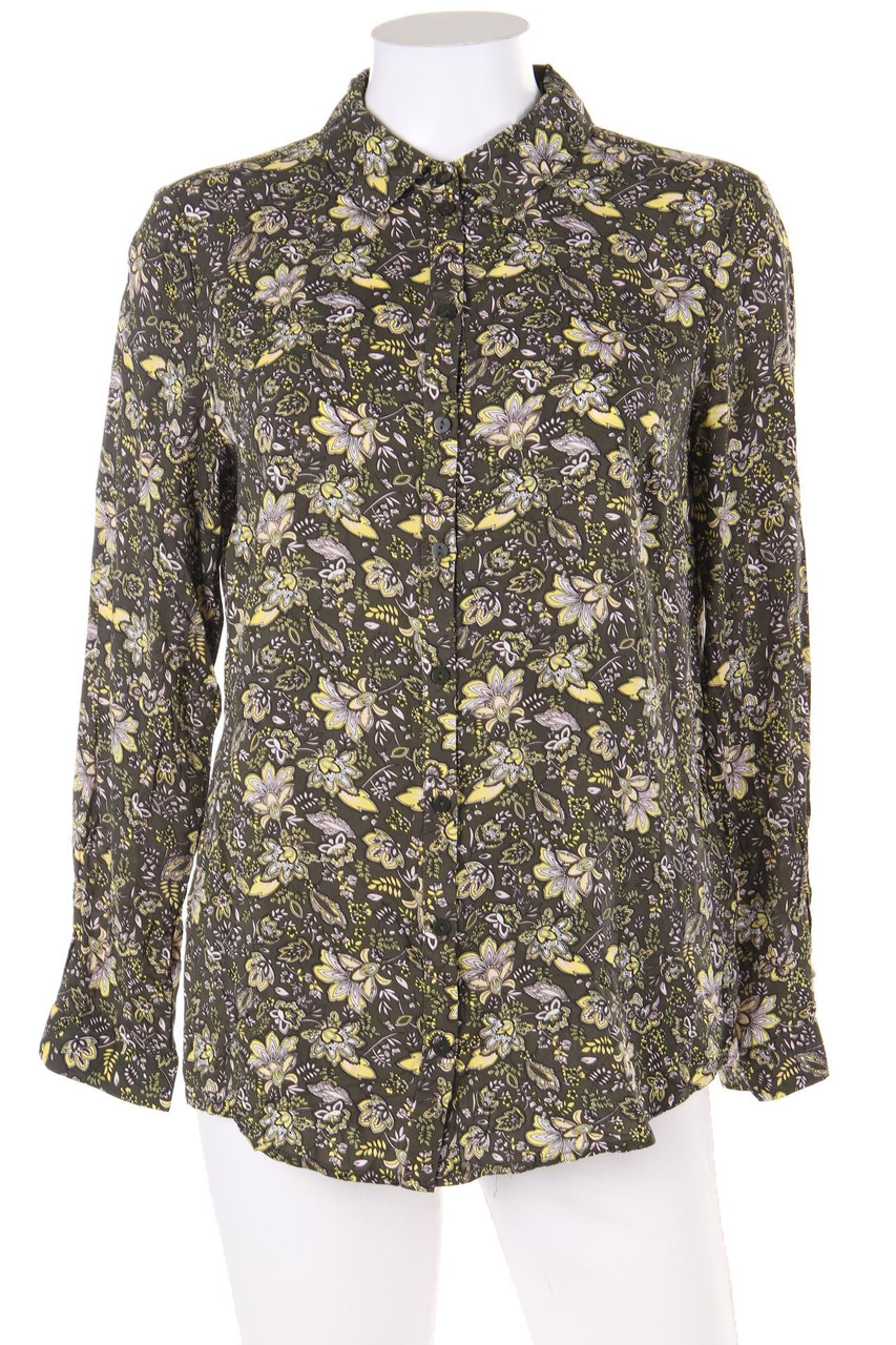 orsay - Oversize-Hemd-Bluse mit floralem Muster - D 38