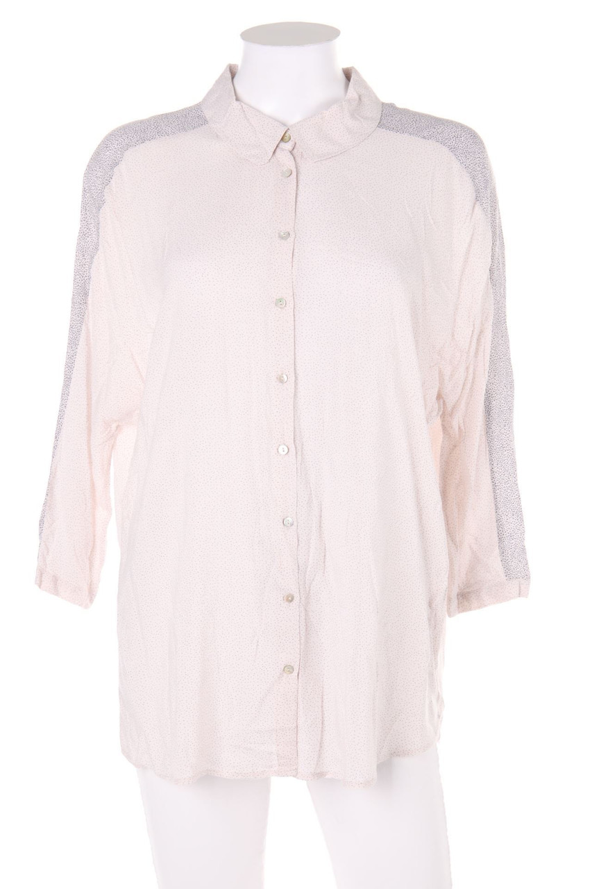 OPUS - Hemd-Bluse mit Pünktchen mit Batwing-Ärmeln - D 38