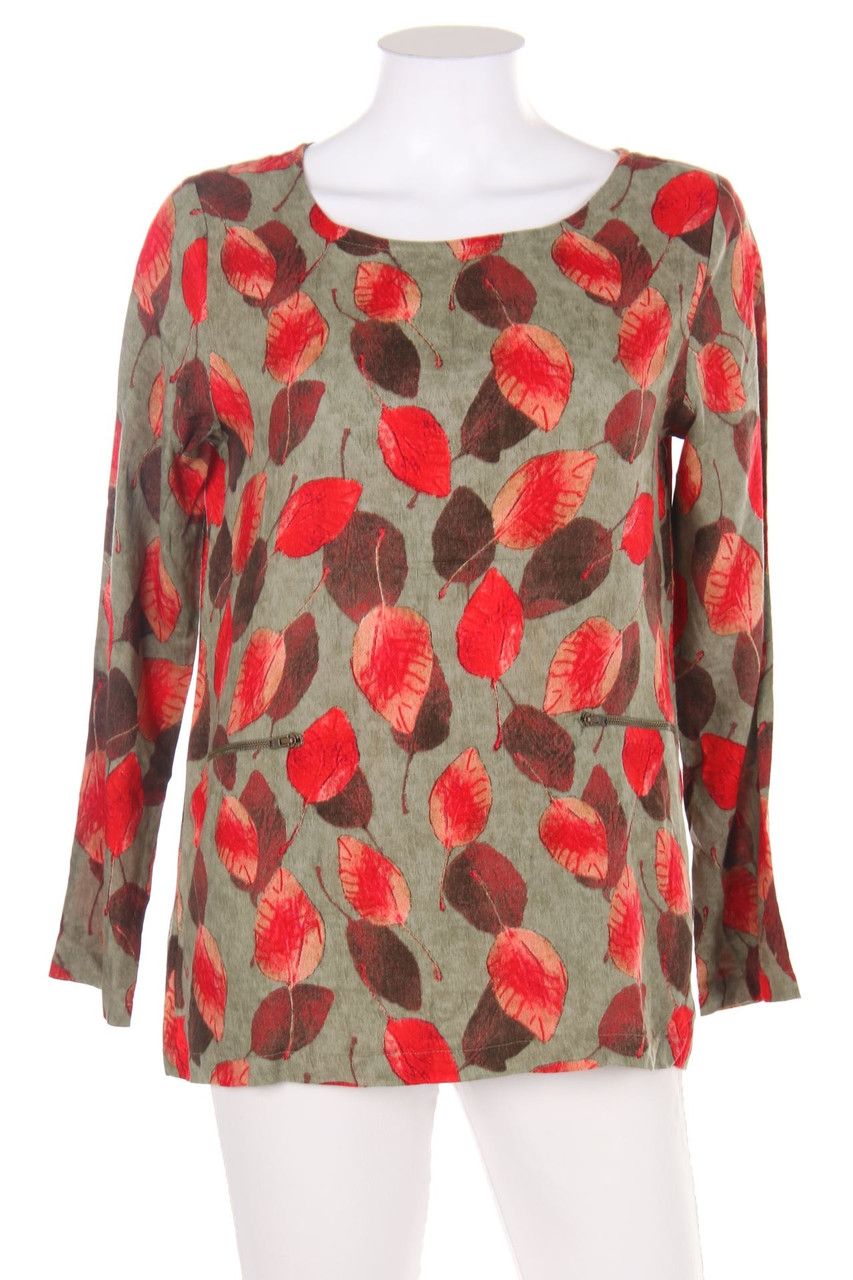 Himalaya - Longsleeve-Shirt aus Viskose mit Print - S