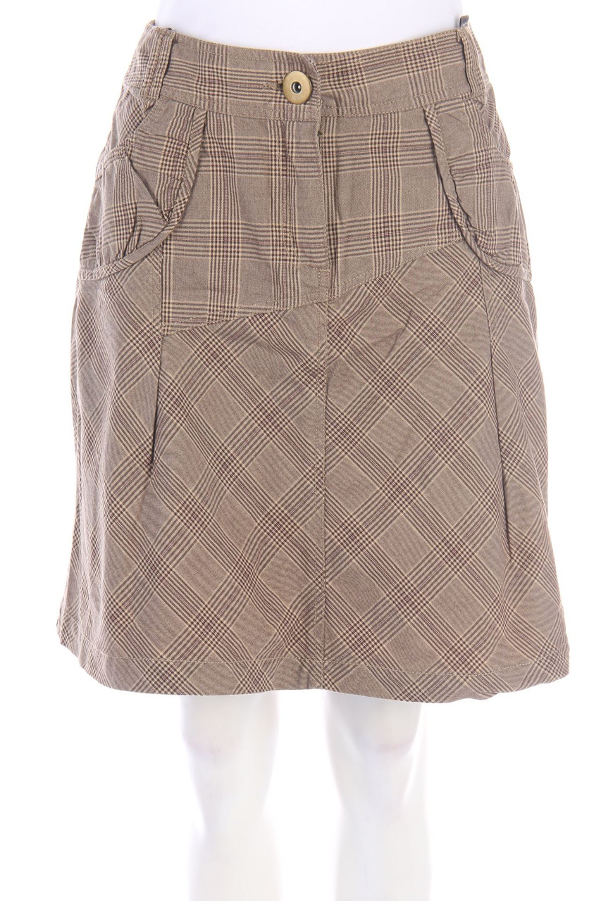 SECONDHAND - Rock aus Baumwolle mit Karo-Muster - D 40