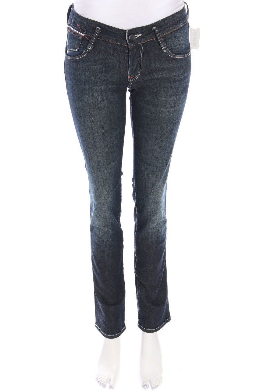 mavi white edge - Used Look Skinny-Jeans - W27