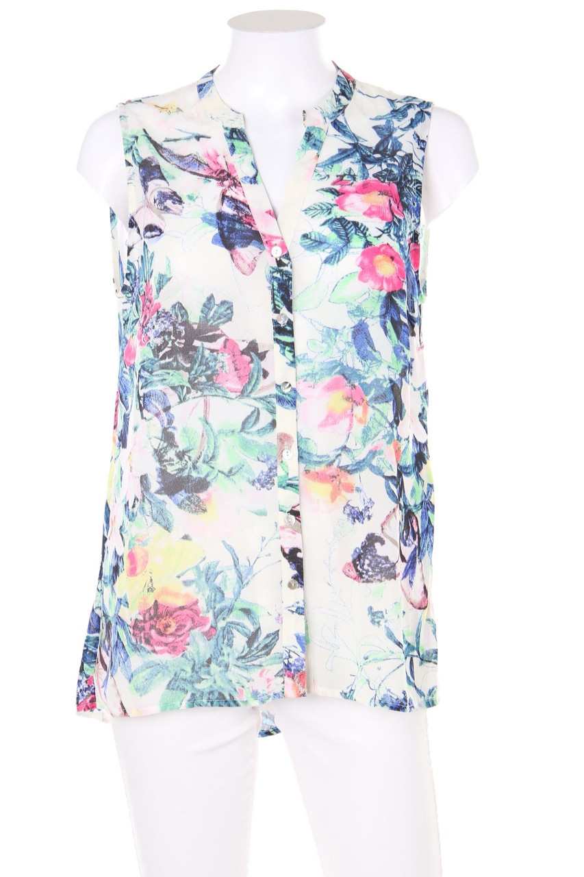 SELECTED FEMME - Blusentop mit floralem Muster - D 38