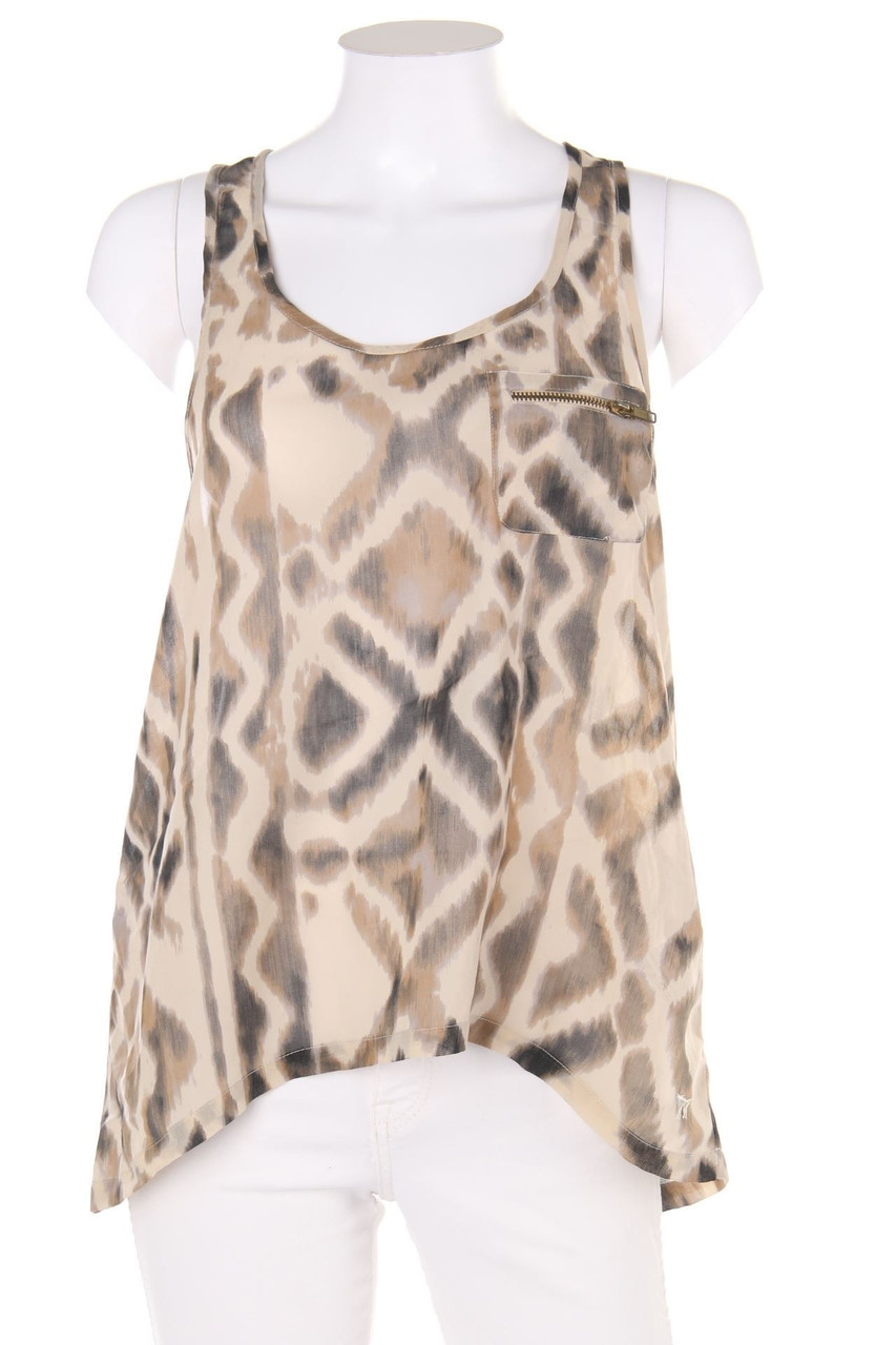 NO NAME - Racerback-Top mit Print - S