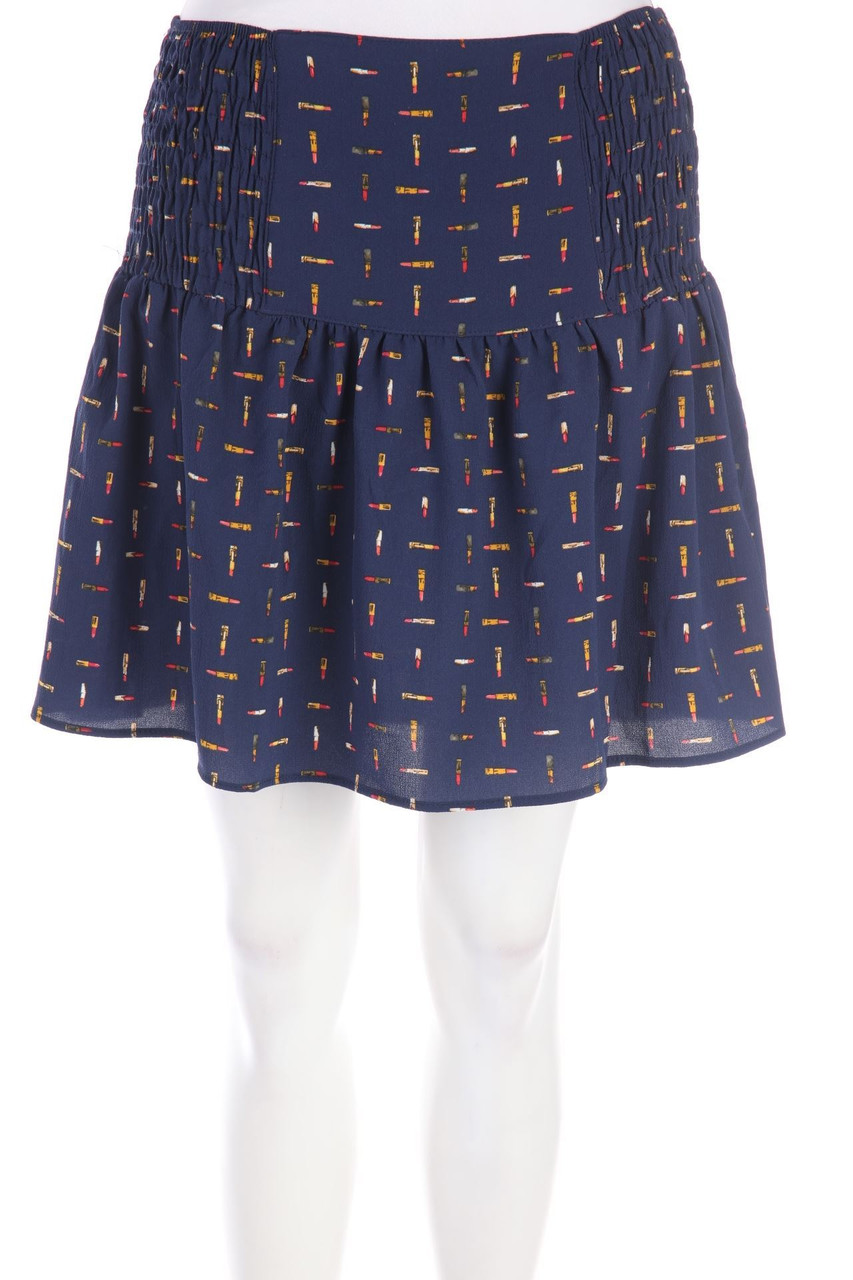 MORGAN - Print-Minirock mit Raffungen - D 38