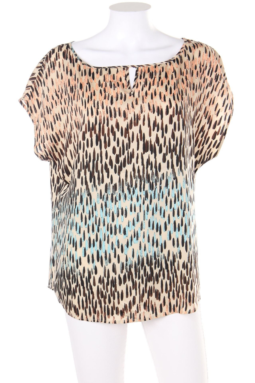 SIR OLIVER - Kurzarm-Bluse mit Muster - D 40