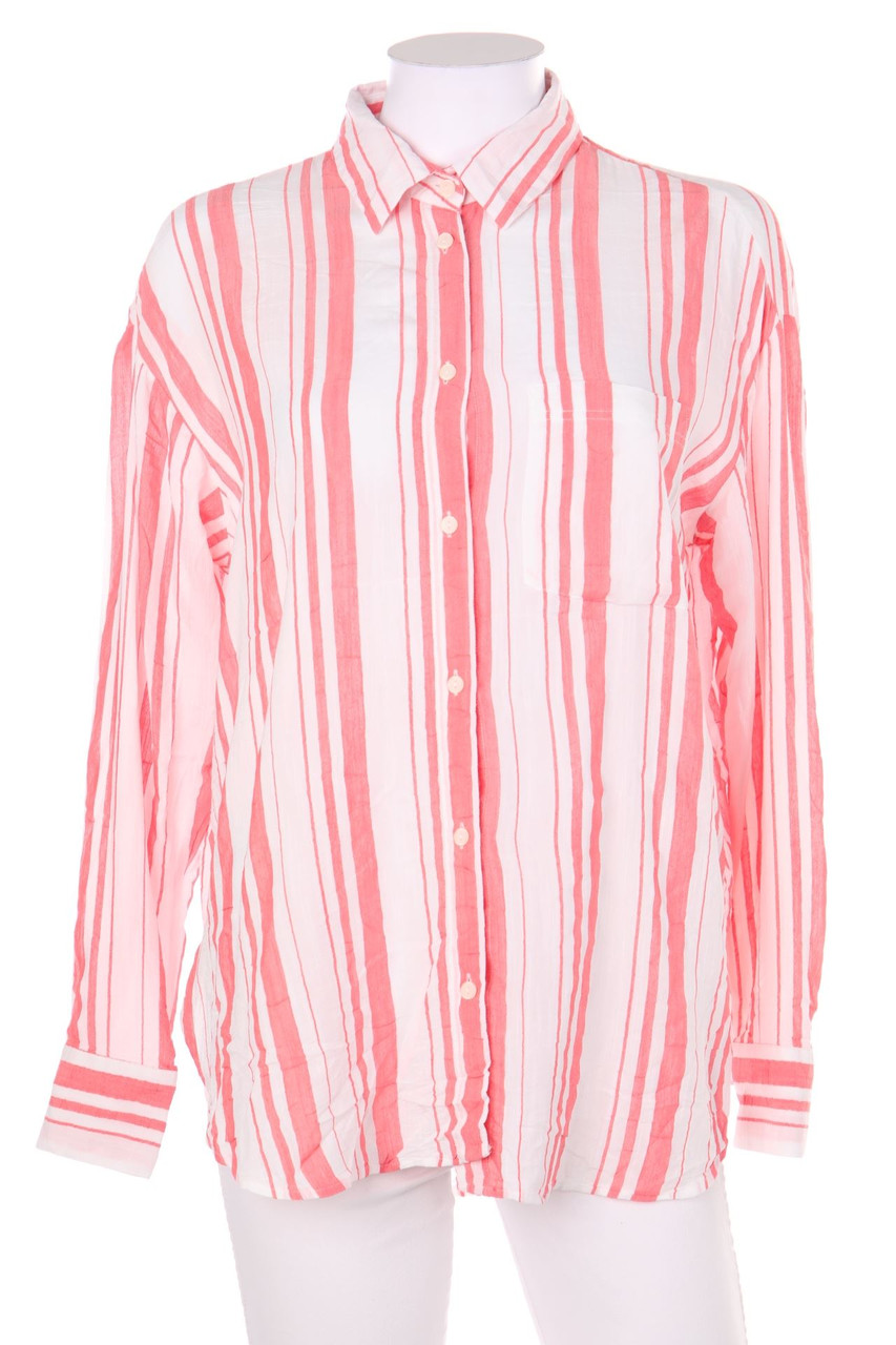 H&M - Oversize-Bluse mit Streifen - D 36