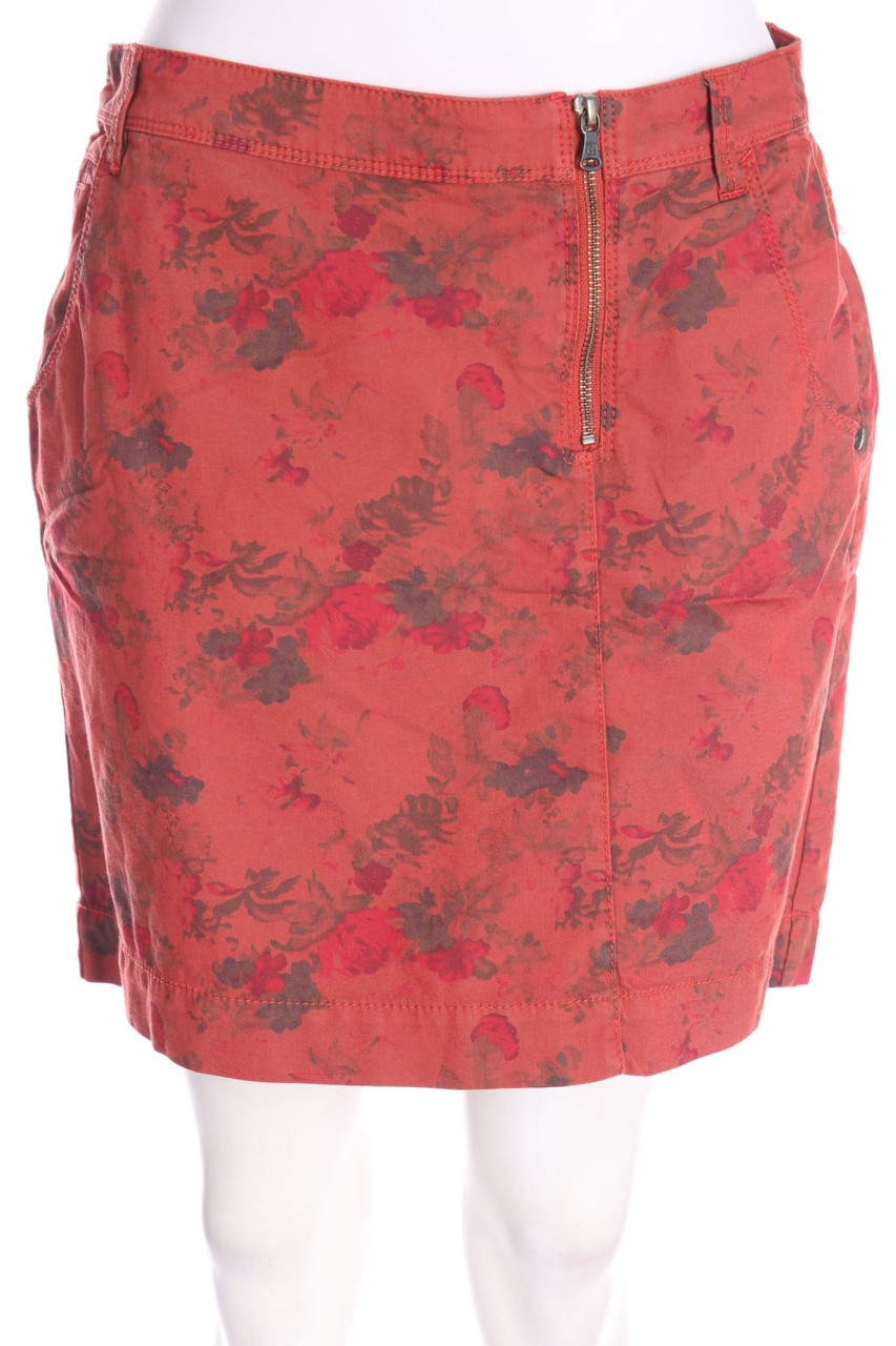 sandwich_ - Minirock aus Baumwoll-Mix mit floralem Muster - D 38