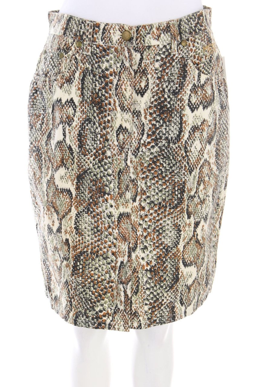 SECONDHAND - Rock mit Animal-Print - D 38