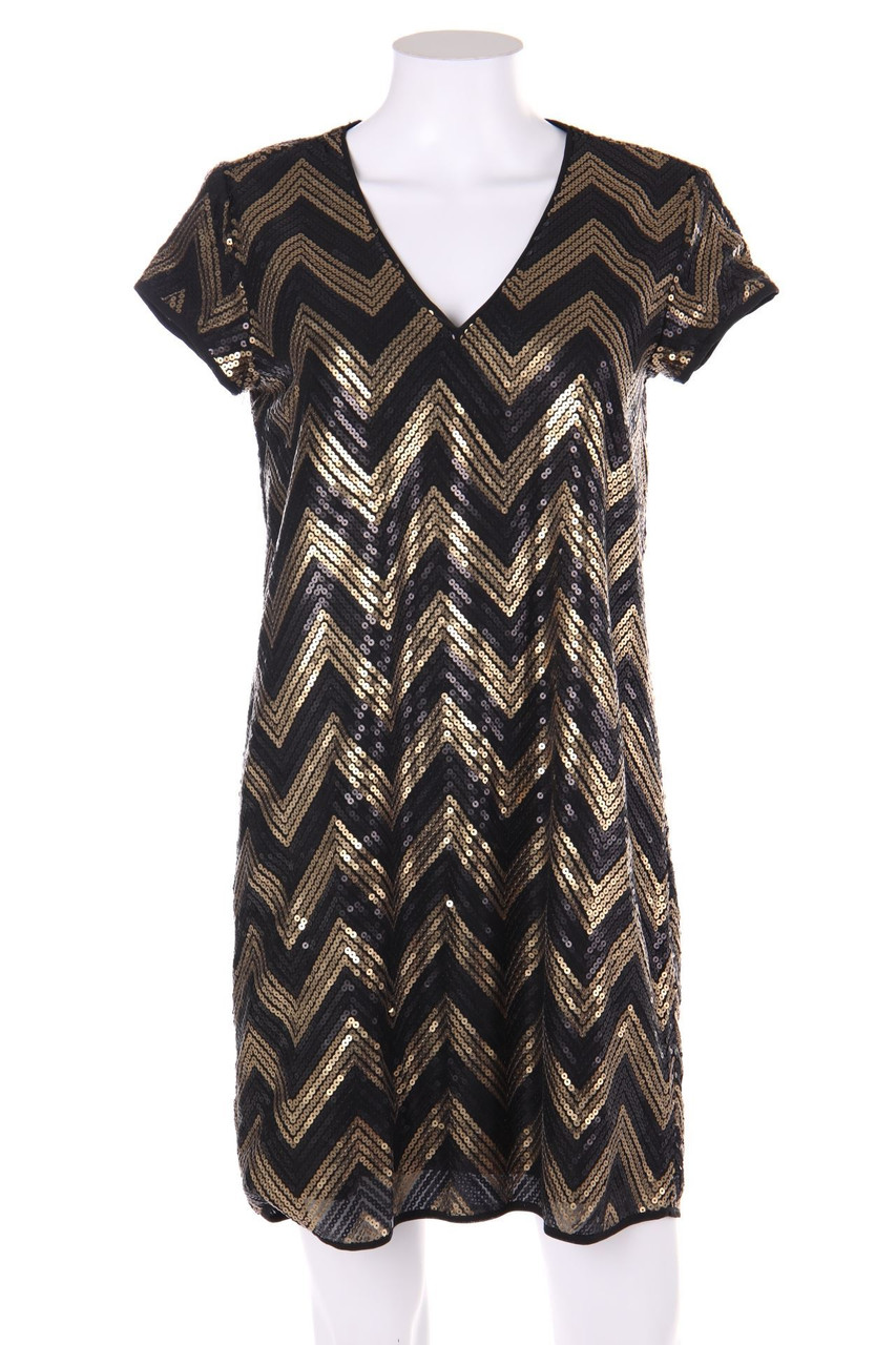 H&M - Shift-Kleid mit Pailletten - S