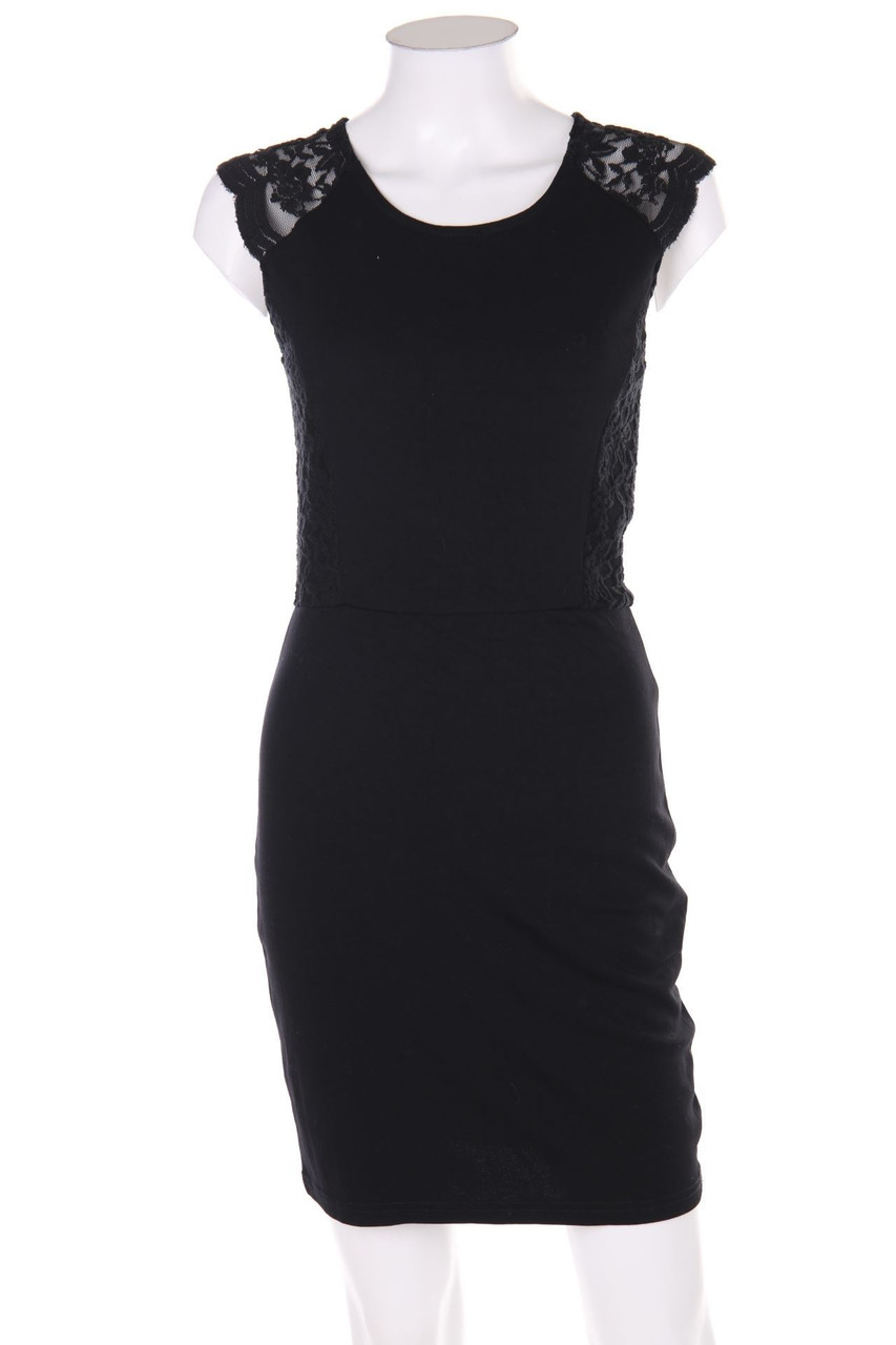 VILA - Kleid mit Spitzen-Einsatz - XS