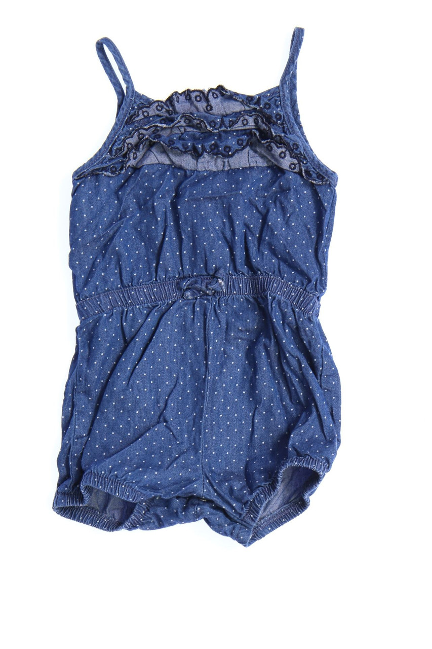 C&A - Body in Denim-Optik mit Pünktchen - 68