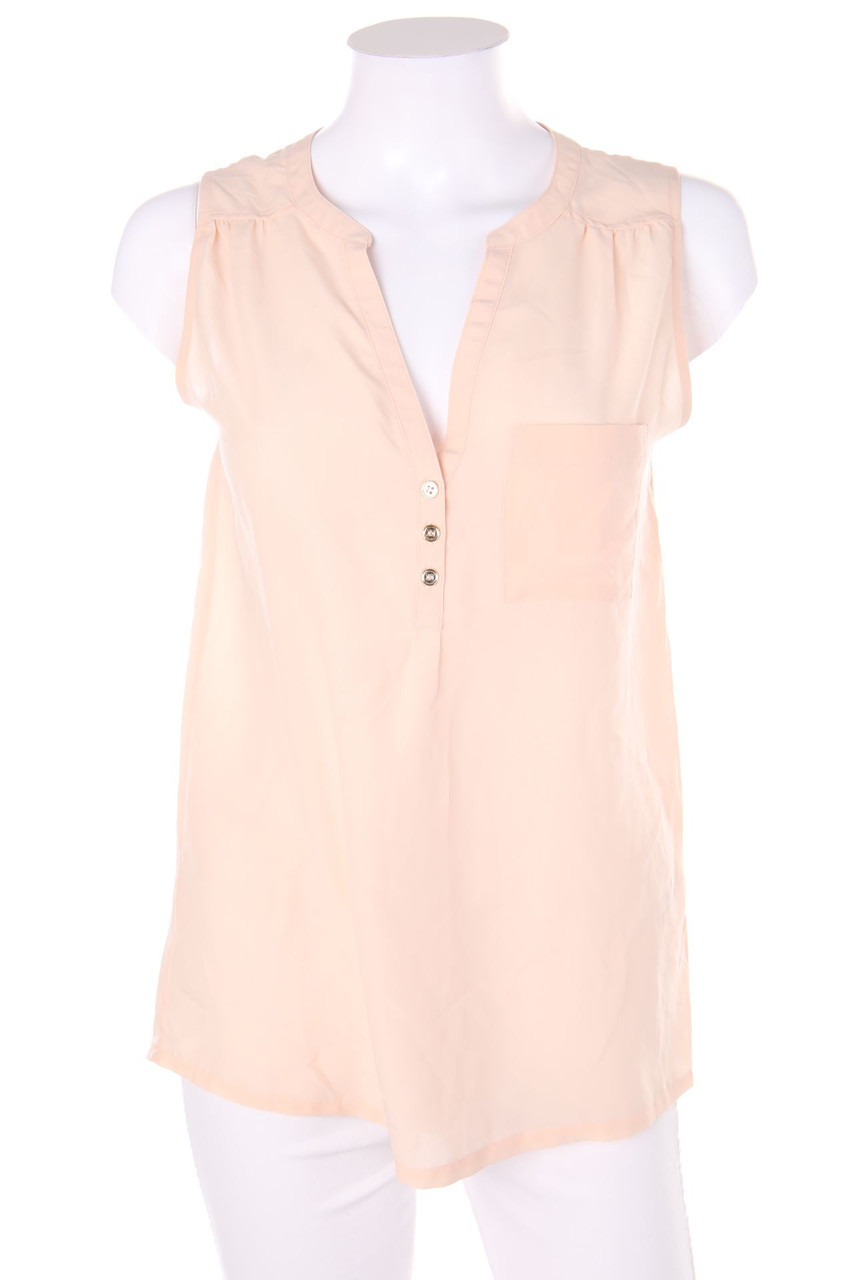 H&M - Blusentop mit aufgesetzten Taschen - D 34