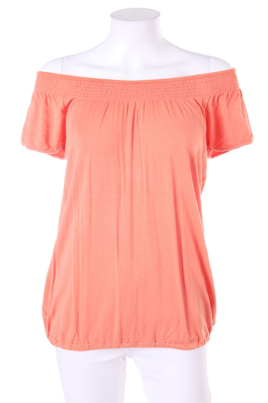 GINA BENOTTI - Carmen-Kurzarm-Shirt aus Viskose-Mix - S