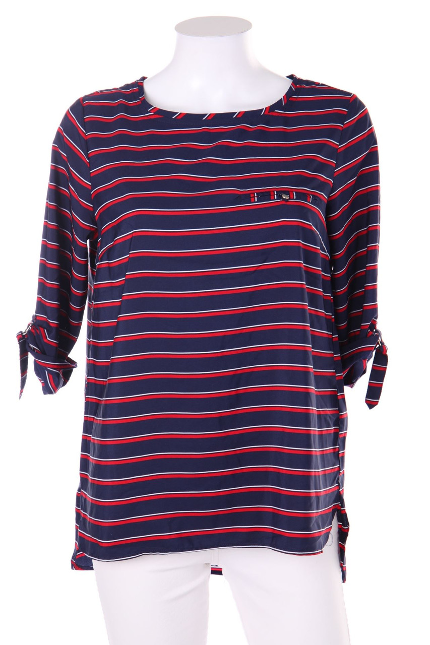 AMISU - Bluse mit 3/4-Ärmel mit Streifen - S