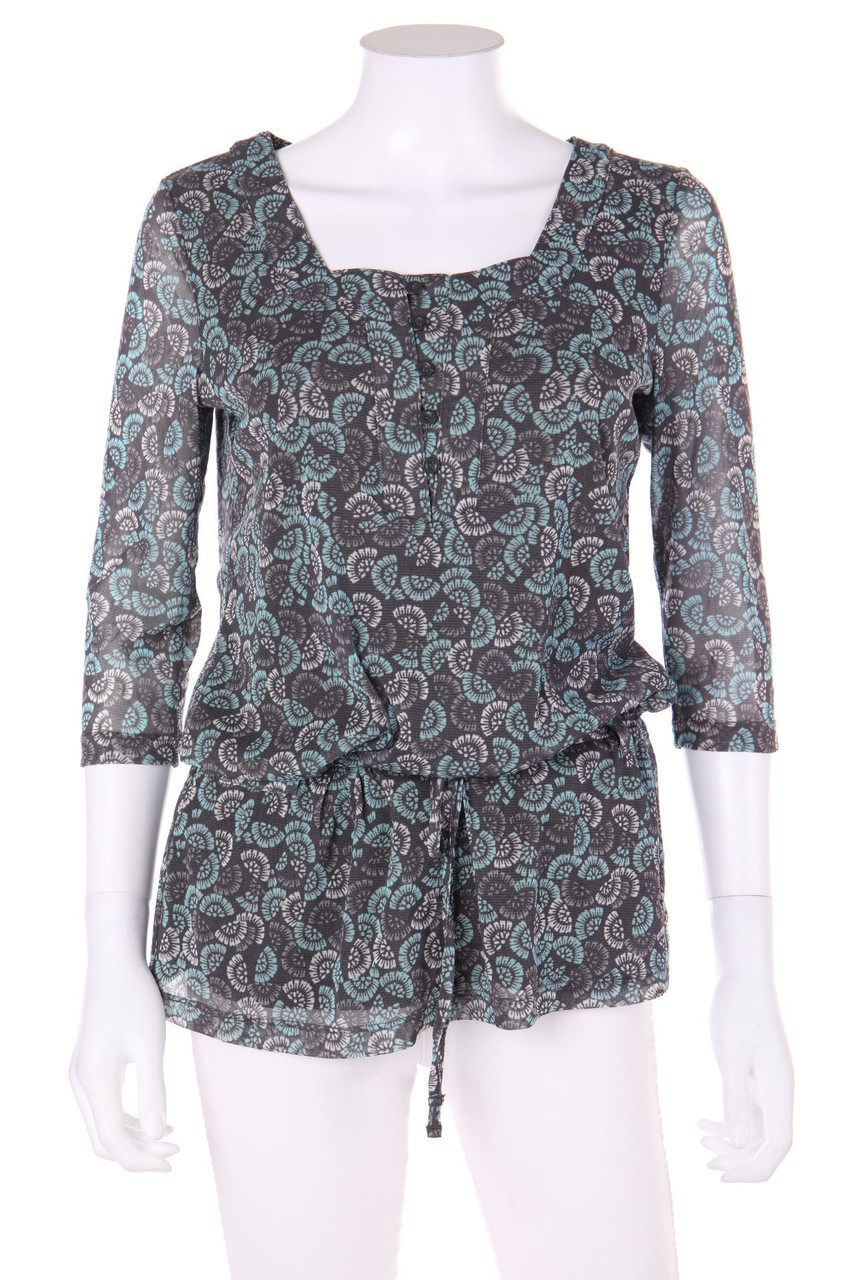 TOM TAILOR - Bluse mit 3/4-Ärmel mit Muster - XS