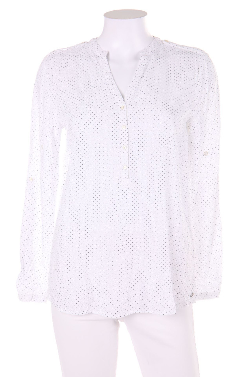 ESPRIT - Print-Tunika-Bluse mit Roll-up-Manschette - D 36