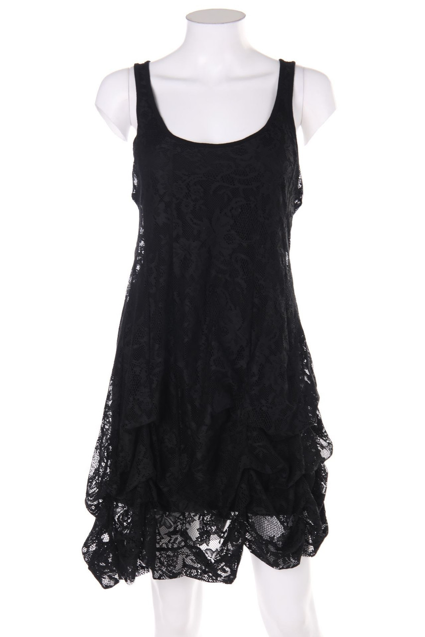 WAREHOUSE - Kleid aus Spitze mit Raffungen - D 34