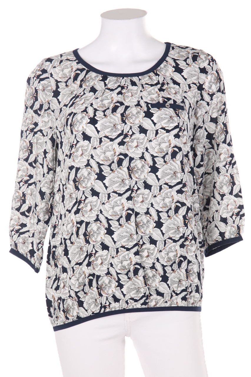 17&CO. - Bluse mit 3/4-Ärmel mit floralem Muster - S