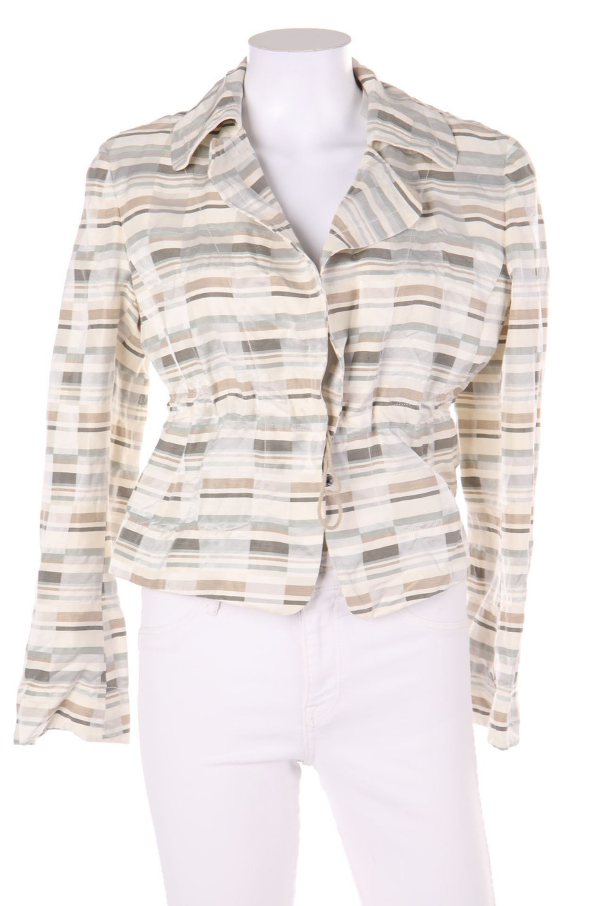 AKRIS punto - Blazer-Jacke mit Streifen - D 38