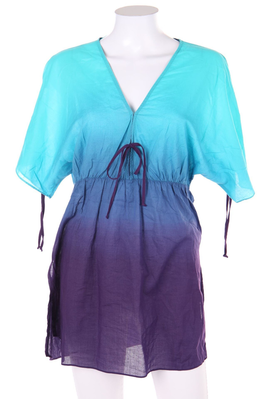 Triumph - Tunika-Bluse mit Dip Dye-Effekt mit Batwing-Ärmeln - S