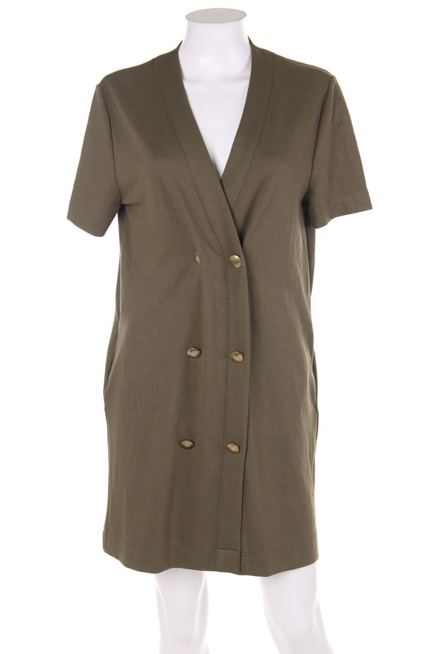 ZARA TRF - Kleid aus Viskose-Mix mit Knöpfen - M