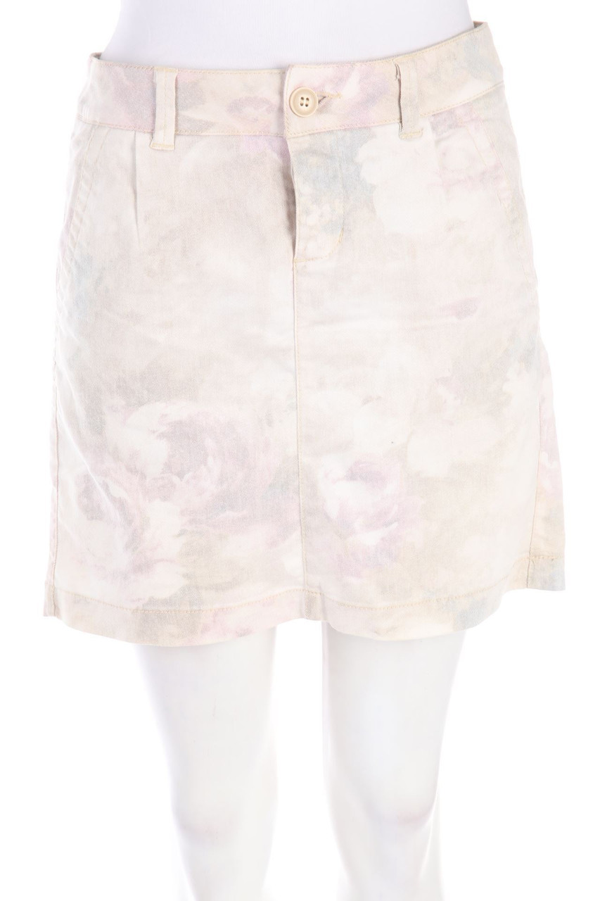 orsay - Mini-Jeansrock mit floralem Muster - D 38