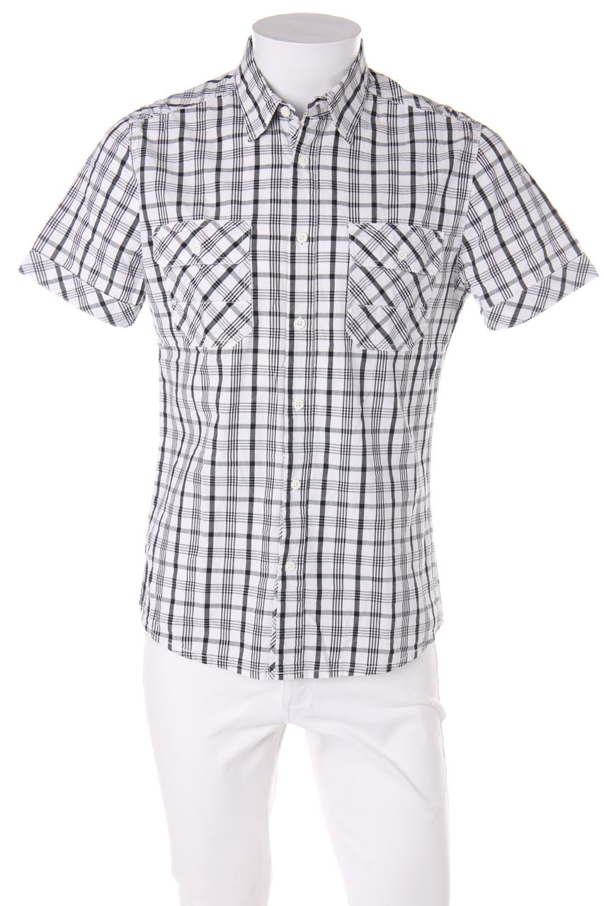 Angelo Litrico C&A - Kurzarm-Hemd mit Karo-Muster - 37