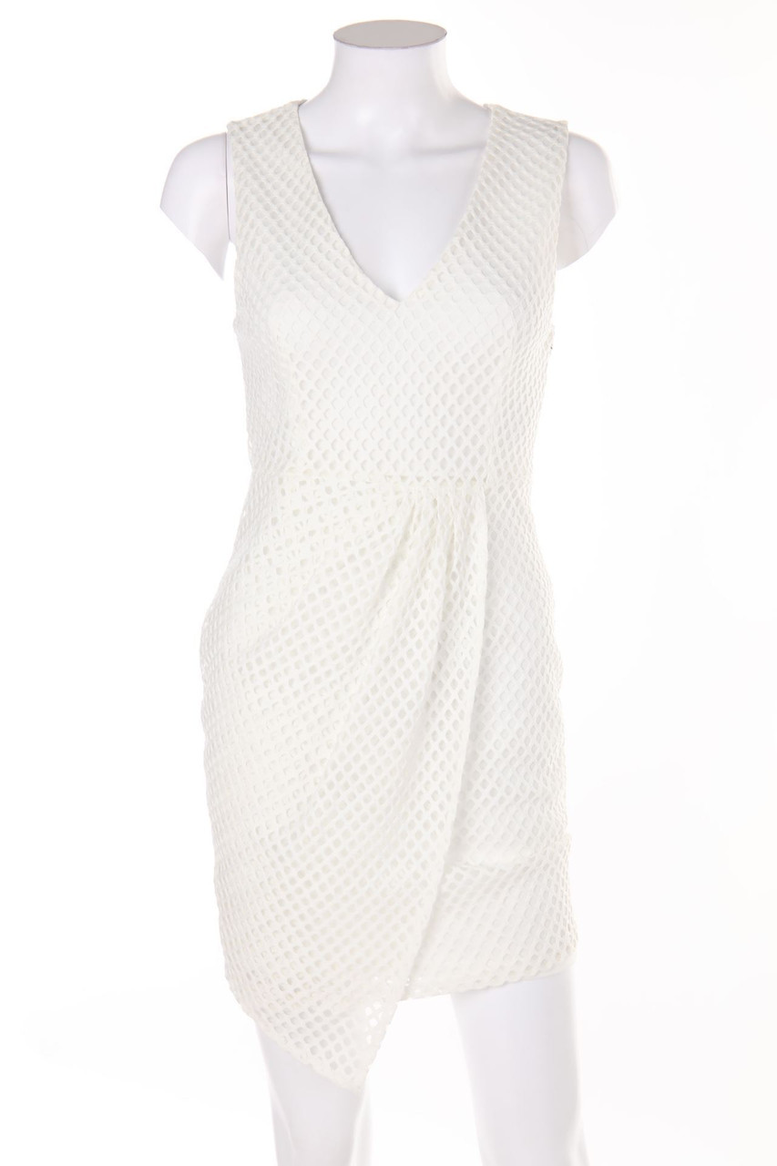 Ava - Abendkleid aus Lochspitze in Wickel-Optik - D 38