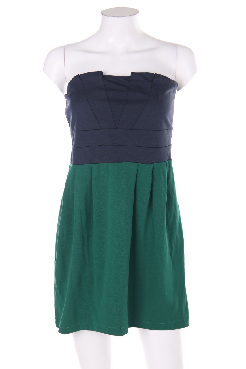 VILA - Two Tone-Party-Kleid mit Falten - M