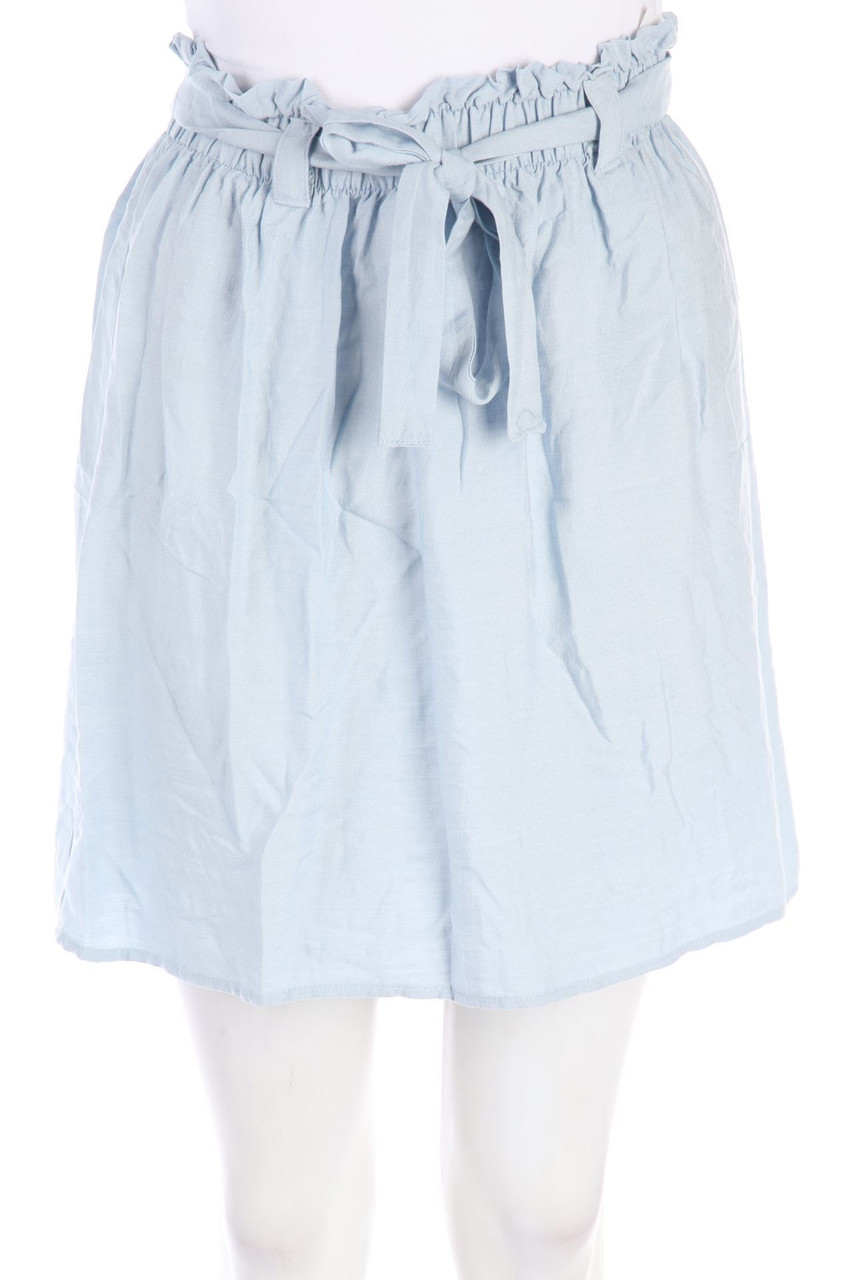 Ohne Label - Paperbag-Minirock mit Gürtel - XS